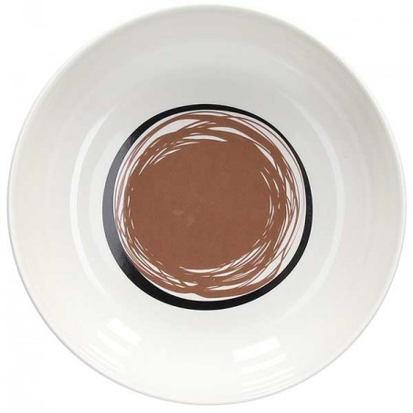 Tognana Fontebasso Vibes Brown Soup Plate 18,5 cm