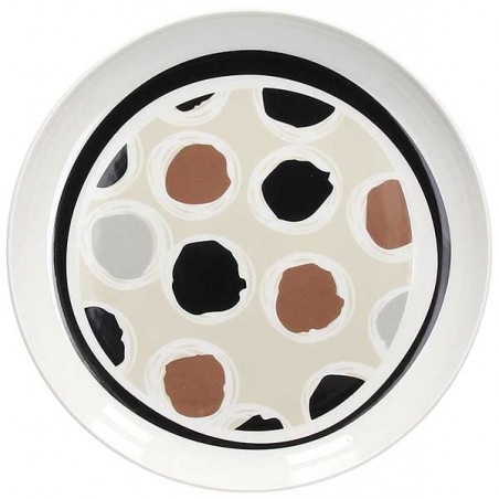 Tognana Fontebasso Vibes Brown Dessert Plate 19 cm