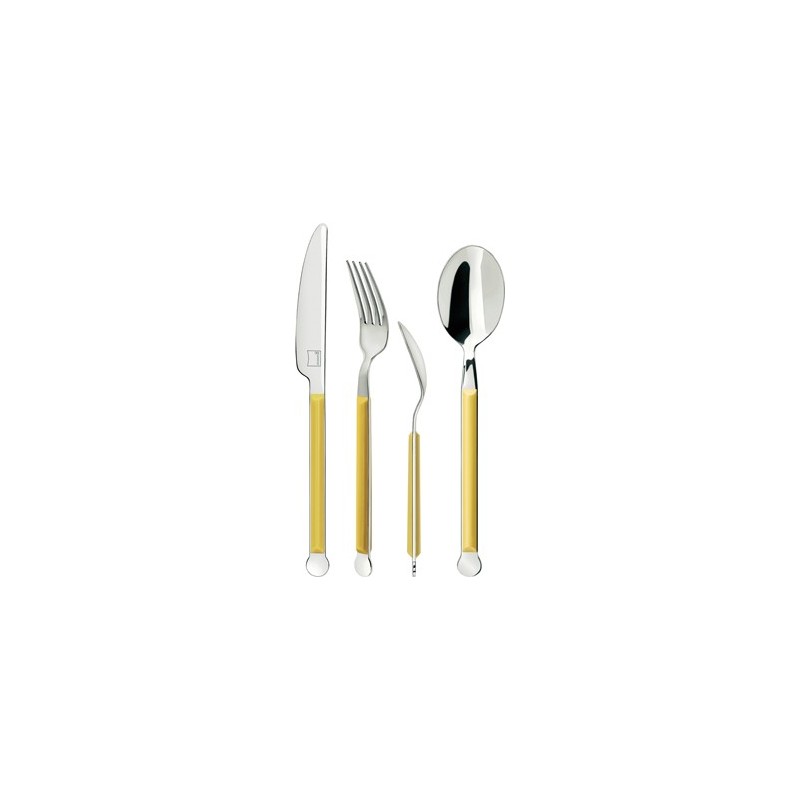 Giannini MIX COLLECTION Cutlery Set 24 pcs 2.5 mm Yellow