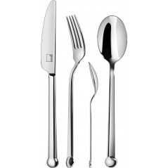 Giannini Mix Collection Cutlery Set 24 pcs 2.5 mm Black