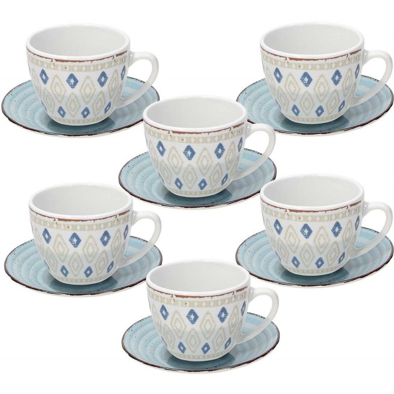 Tognana Texture Casablanca Set of Tea Cups 270 ml