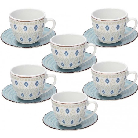 Tognana Texture Casablanca Set of Tea Cups 270 cc