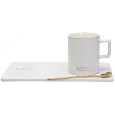 Tognana Fontebasso Milk & Coffee Love Bianco Set Mug