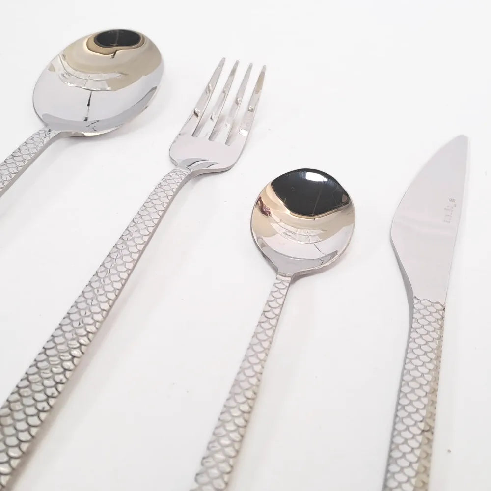 Komplet sztućców 4 elementy Ophira.