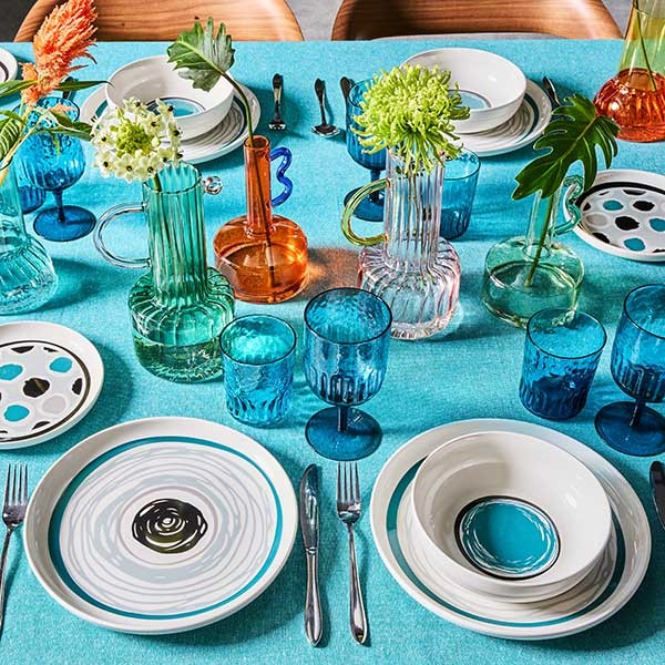 Talerz obiadowy Vibes Blue Tognana 27 cm