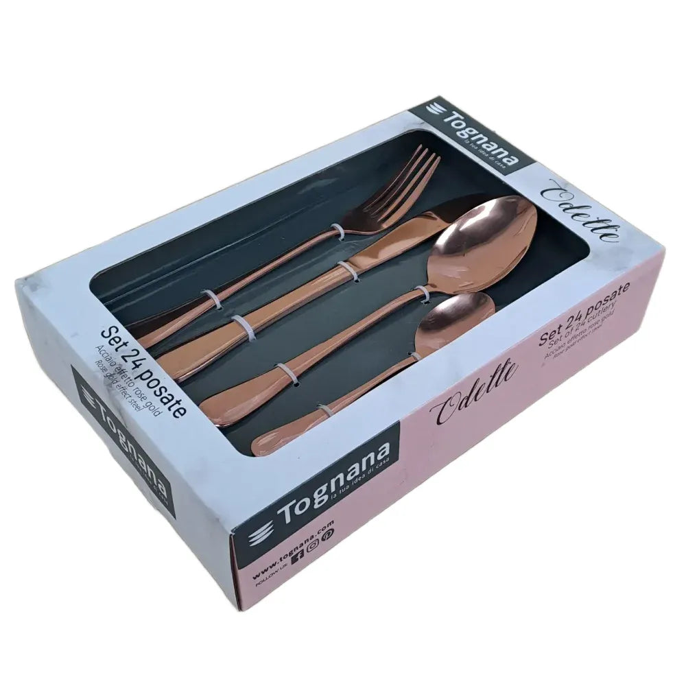 Komplet sztućców 24 elementy Odette - od  Scapol oficjalnego dysrtybutora marki Tognana  idealne na prezent