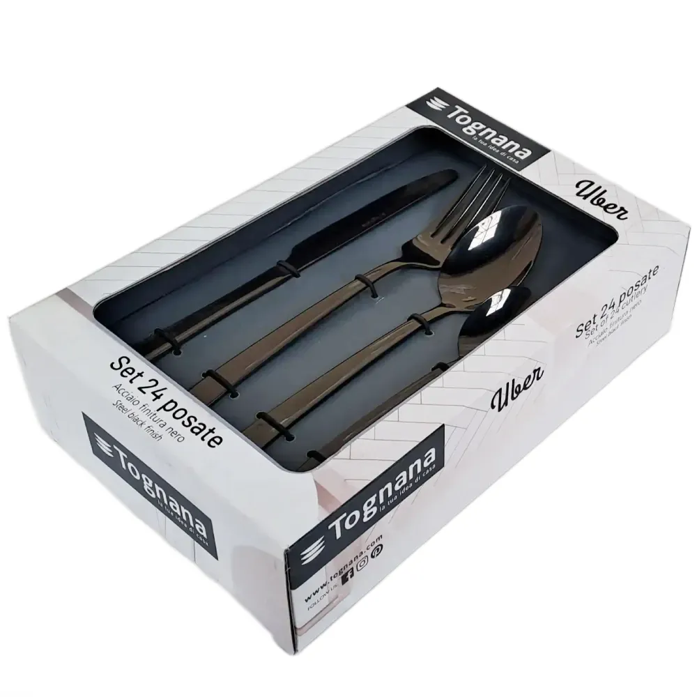 Komplet sztućców 24 elementy Uber - od  Scapol oficjalnego dysrtybutora marki Tognana  idealne na prezent