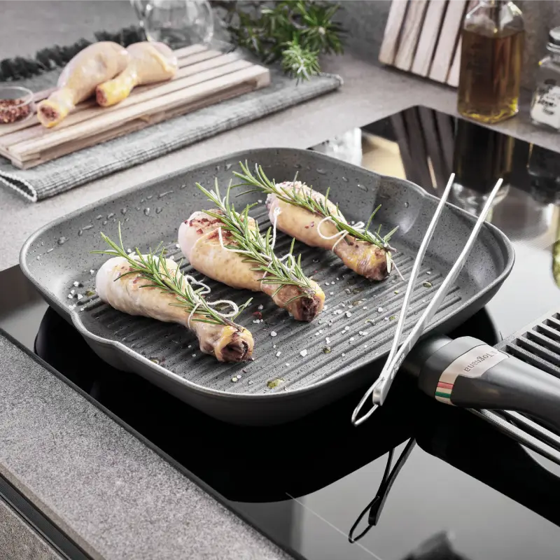 Patelnia grillowa kwadratowa Italika - Scapol  -