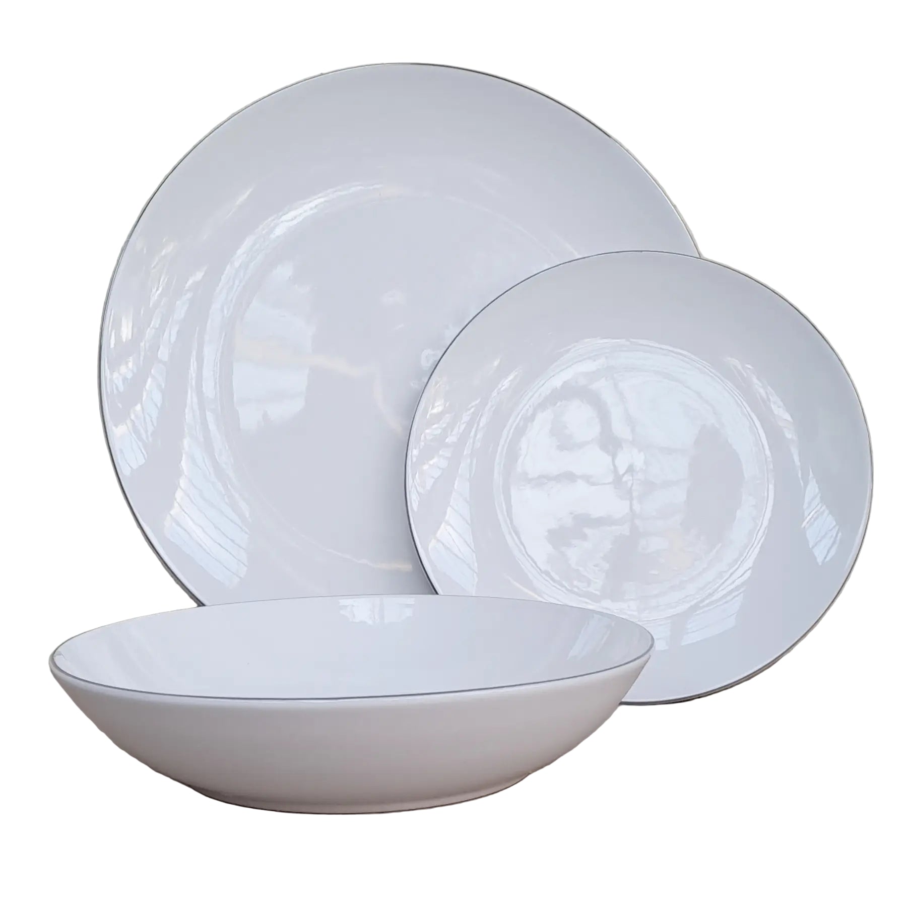 Serwis obiadowy Filo Platino 18 elementów - Scapol  -