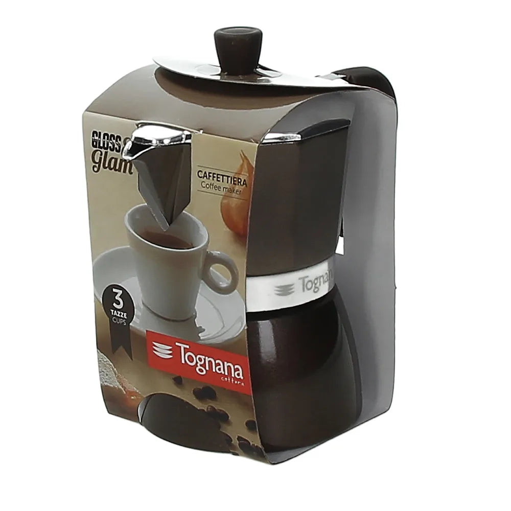 Kawiarka Aluminiowa Gloss & Glam Tognana - od  Scapol oficjalnego dysrtybutora marki Tognana  idealne na prezent
