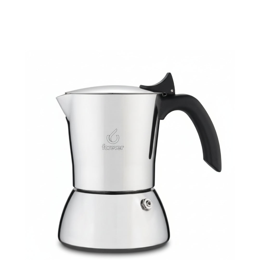 jest to kawiarka stalowa do kawy ze stali nierdzewnej na indukcję 4 tz
