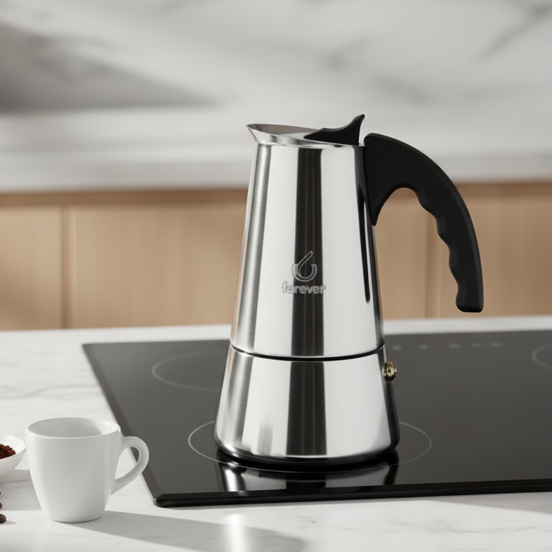 Kawiarka Stalowa na indukcję Miss Conny Forever