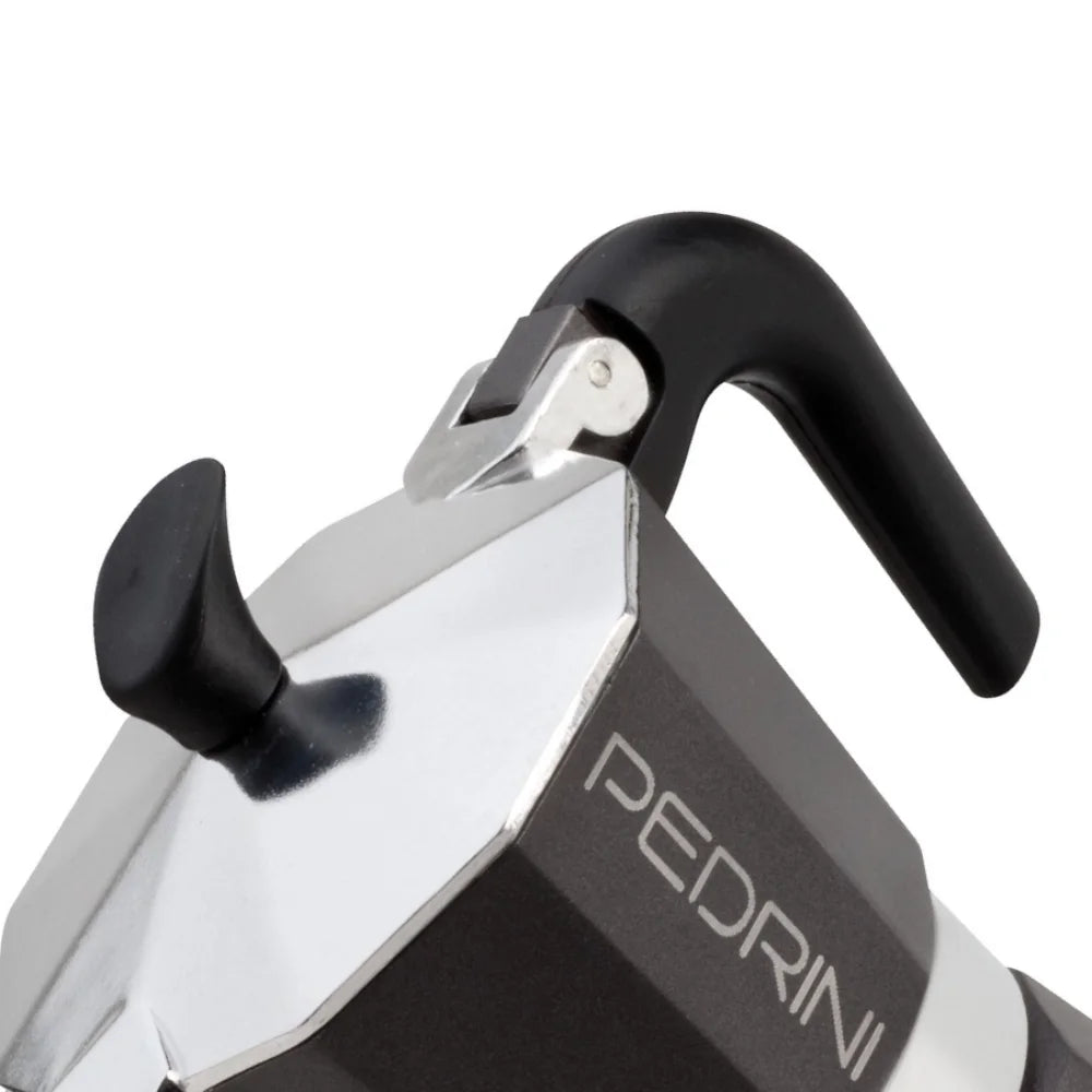 Kawiarka aluminiowa Aroma Dark Grey Pedrini