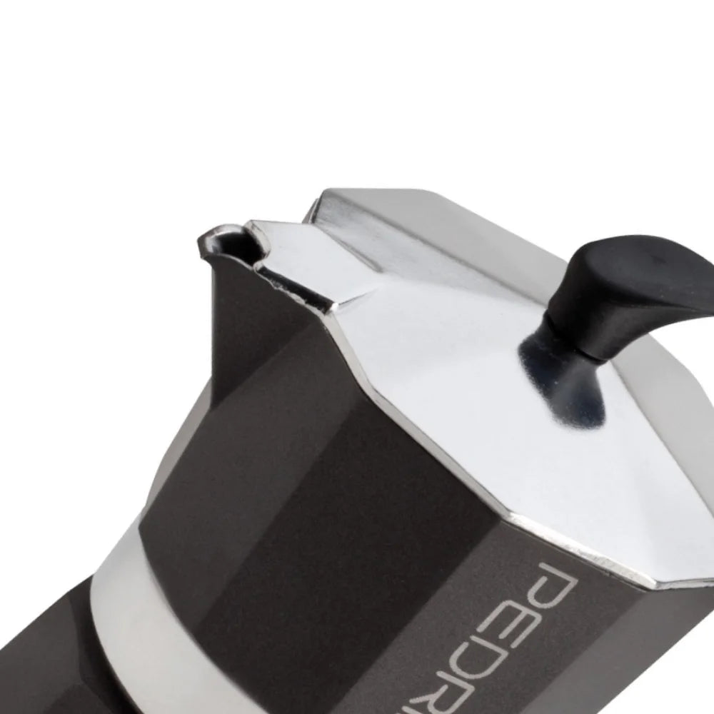 Kawiarka aluminiowa Aroma Dark Grey Pedrini