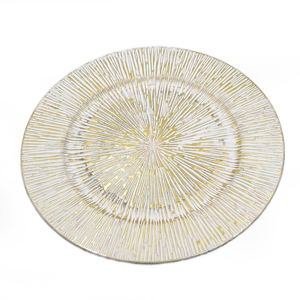 Podkładki pod talerz ze złoty dekorem 33 cm Antigua |Tognana