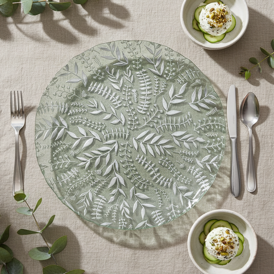 Półmisek szklany płaski 33 cm Floris Tognana |Scapol.shop