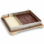 Rant do ciasta regulowany prostokątny z przegrodą Giannina