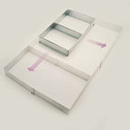 Rant do ciasta regulowany prostokątny z przegrodą Giannina