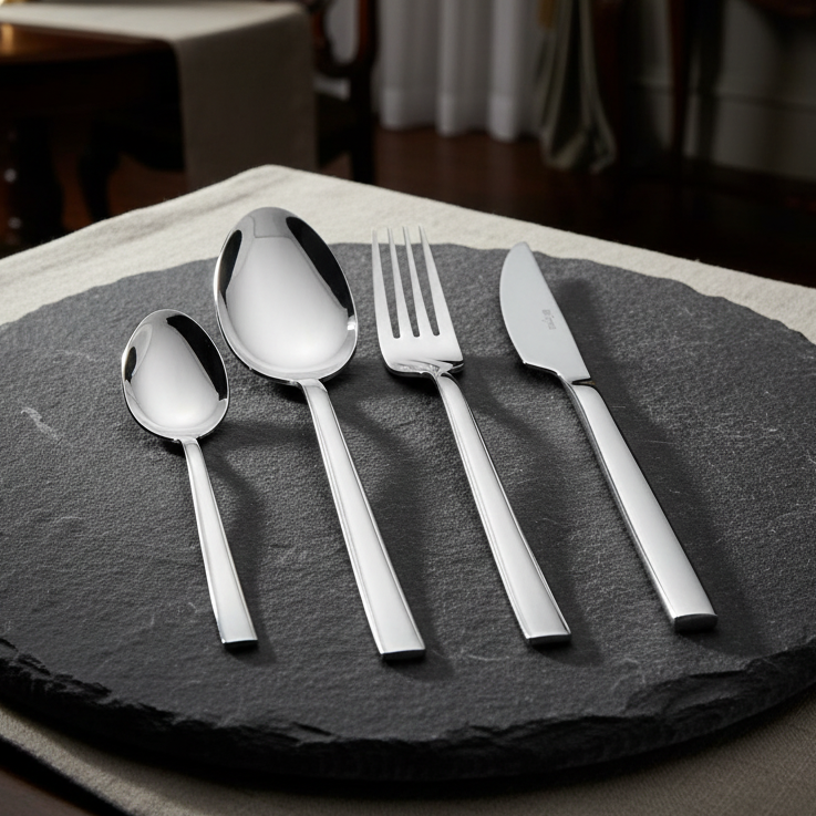 Komplet sztućców 4 elementy Elegance.