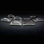 Taca nierdzewna z perłami Collier Giannini