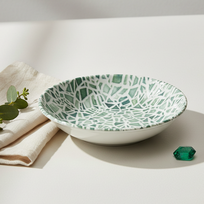 Kolorowy talerz do zupy 21 cm Emerald High Quality| Scapol.shop