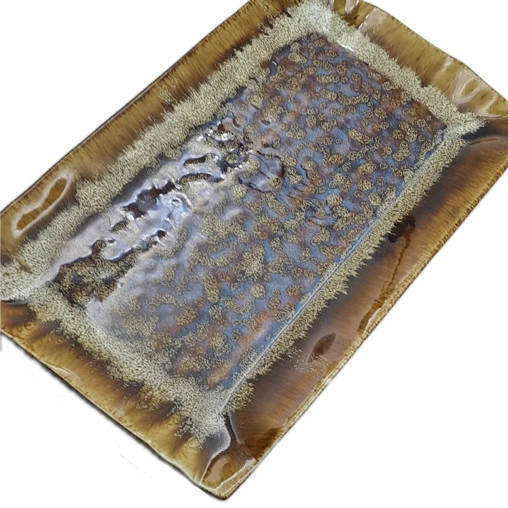 Talerz prostokątny Reef Oyster 35 x 20 cm Tognana