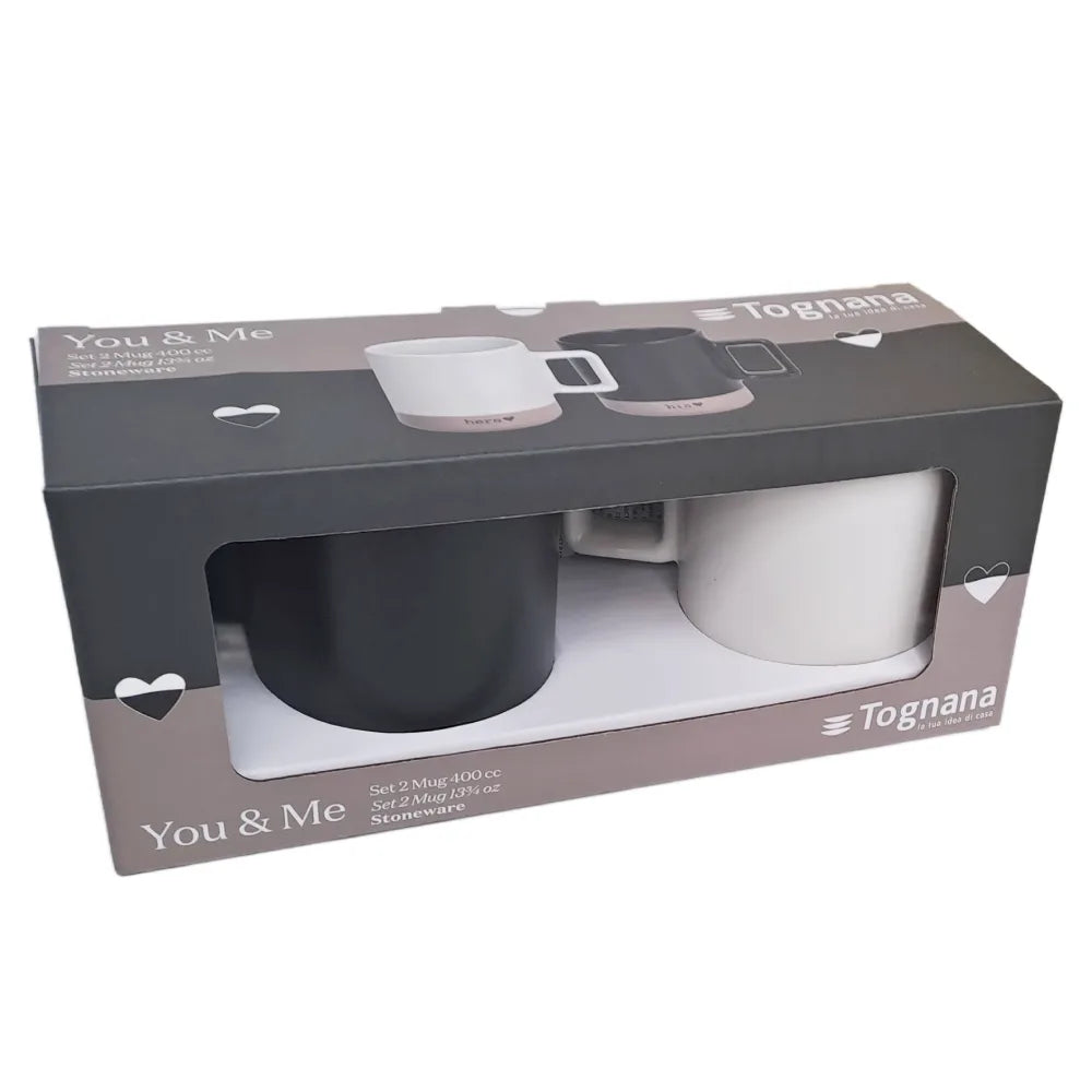Zestaw 2 kubków You & Me Tognana.